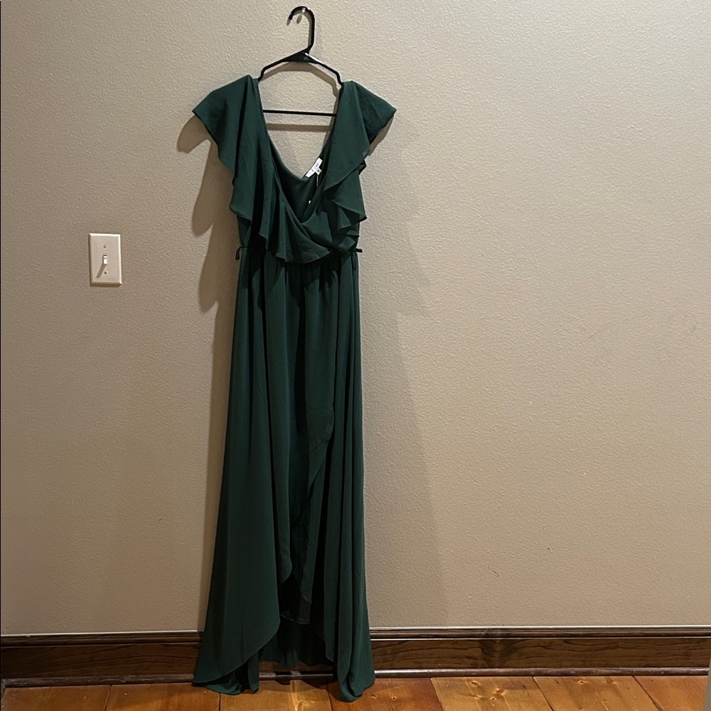 Baltic Born Forest Green High Low Dress